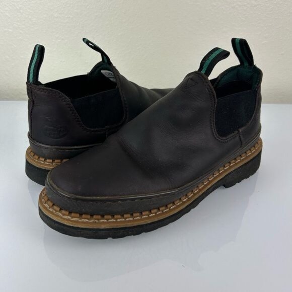 Georgia Giant Romeo GR262 Brown Pull On Work Boots US 9 - Picture 14 of 15